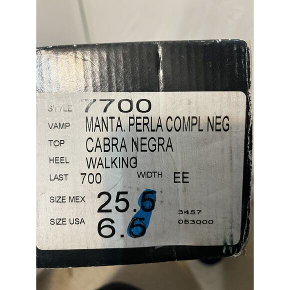 Men's Exotic Black Stingray Western Cowboy Boots Size 6 - Picture 7 of 7